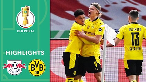 Dortmund celebrate 5th DFB-Pokal | RB Leipzig - Borussia Dortmund 1-4 | Highlights | DFB-Pokal Final