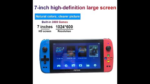 Portable Game Console with 2 Gamepads