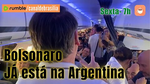 Bolsonaro recebido com festa na Argentina