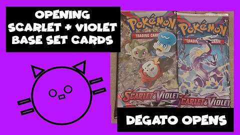 Pokemon Scarlet & Violet Base Set Card Opening