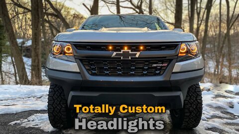 Installing the BEST Chevy Colorado Headlights Available (custom build part 2)