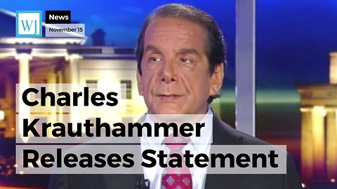 Charles Krauthammer Releases Statement About His Future Following Surgery