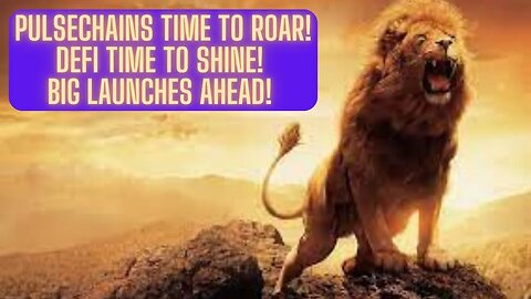 Pulsechains Time To Roar! Defi Time To Shine! Big Launches Ahead!