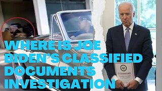 Where is Joe Biden's classified document investigation? Why no leaks? | The Steven Tauriello Show