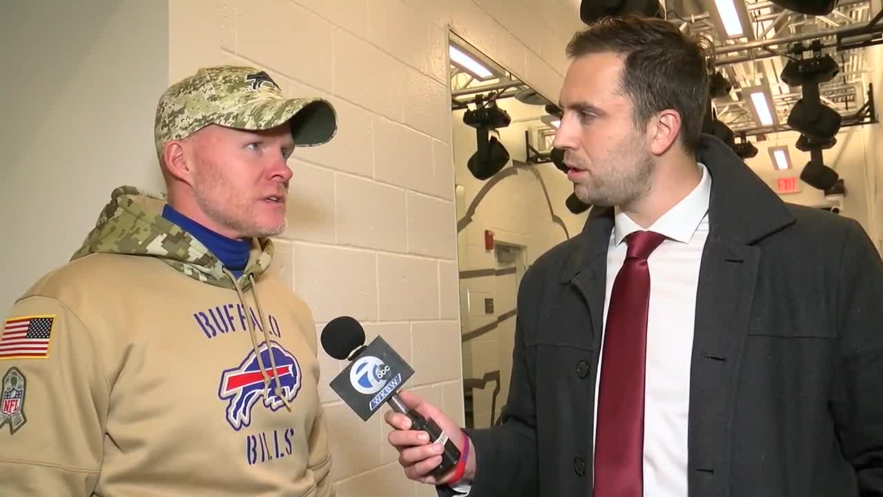 One-on-one with Sean McDermott after Week 12's 20-3 win over Denver