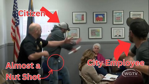 Citizen Attacked by City Employee Fountain City Indiana