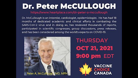 Dr. Peter McCullough - People Know Something is Going On!