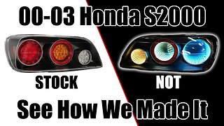 00-03 Honda S2000 Infinity Tail Lights - RGB LEDs With BlueGhozt