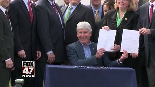 Notable bills signed by Gov. Snyder during his 8 years