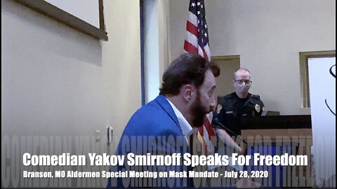 Comedian Yakov Smirnoff Speaks for Freedom In Branson, MO - July 2020