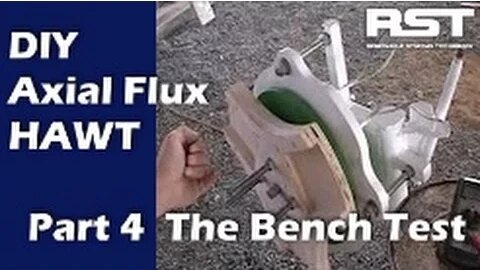 Build A DIY Axial Flux Wind Turbine Pt 4 PMG Assembly & Bench Test