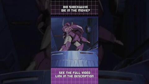 Transformers Shorts - Did Shockwave DIE In The Movie?