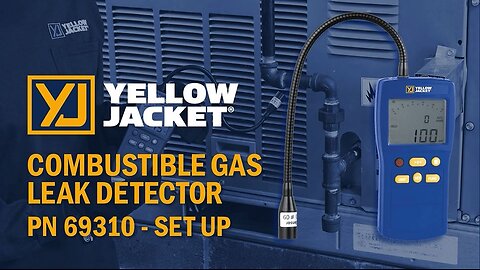 YELLOW JACKET® Combustible Gas Leak Detector - SET UP