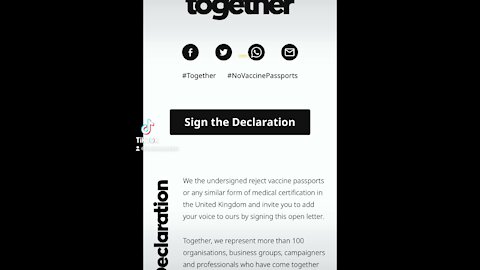 Together Against Vaccine Passports UK