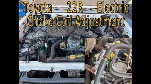 Toyota Pickup Carb 22R Choke Coil Adjustment
