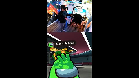 How to do Business in Among Us VR 👀😂 #amongus #amongusvideo #amongusvr #vr #amongusmeme #buisness