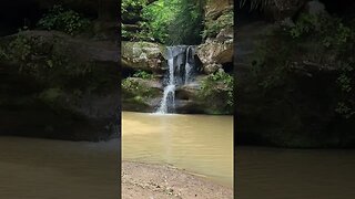 Hocking Hills Waterfall.