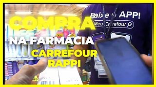 Compra na farmácia Carrefour Rappi @CiclistAmadorcoroa