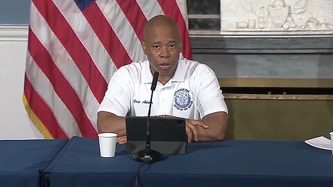 New York City Democrat Mayor Eric Adams On Illegal Immigration “Our Cup Has Basically Runneth Over”