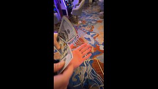 Getting that handpay at the casino in Las Vegas!