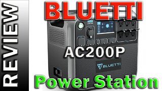 BLUETTI Portable Power Station AC200P 2000W 2000Wh Solar Generator 2000W LiFePO4 Backup Battery