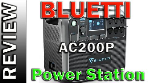 BLUETTI Portable Power Station AC200P 2000W 2000Wh Solar Generator 2000W LiFePO4 Backup Battery