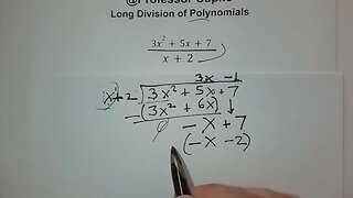 Easy Long Division of Polynomials
