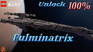 Lego Starwars the Skywalker Saga: How to 100% Fulminatrix, Capital Ship. Get all Kyber Bricks