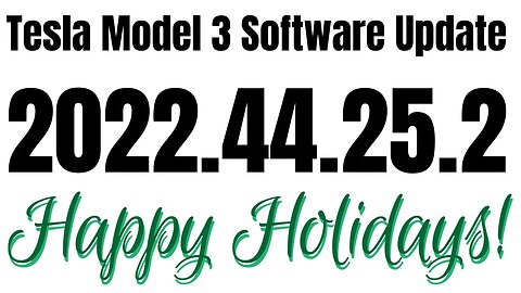 Tesla Model 3 Holiday Update 2022.44.25.2 | See Your Interior Camera Through Your Phone