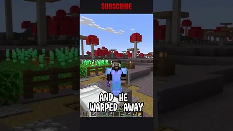 I Looked at a Creepy Dude 👀 [ Funny Hardcore Minecraft Shorts ]