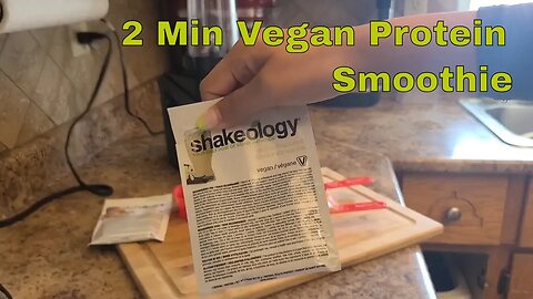 2 min Vegan Protein Smoothie Shakeology