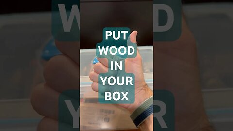 PUT WOOD IN YOUR BOX 🪵📦 #cigar #cigars #tips