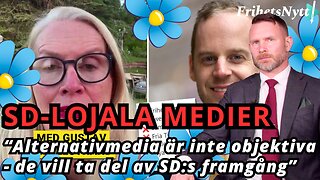 Alternativmeda mörkar AfS-nyhet medvetet. "De försöker få en del av SD-kakan"