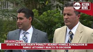 Attorney for family of Howell Donaldson III reacts to state's decision to pursue death penalty