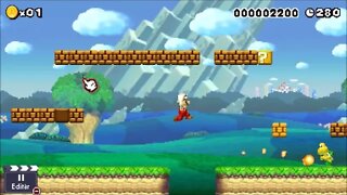 mario maker fan game pc recreacion M1-1