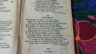 Remember - C. G. Rossetti