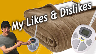 Serta Reversible Electric Heat Blanket, My Likes Dislikes & How It Works! Product Links