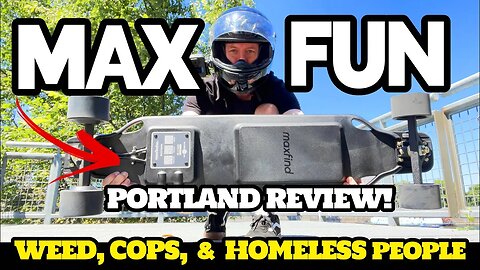 Almost Died but I’m back on a board after 4yr - Maxfind MAX5 Pro Electric Skateboard - REVIEW & Ride