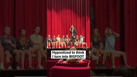 Hypnotized to think I become Bigfoot 😂