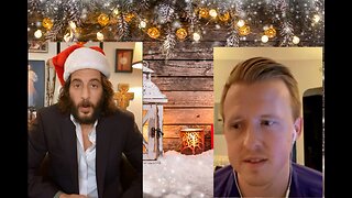 Jonathan Roumie & Alex from Hallow fellowship, pray together, , speak about Christmas & Hallow app
