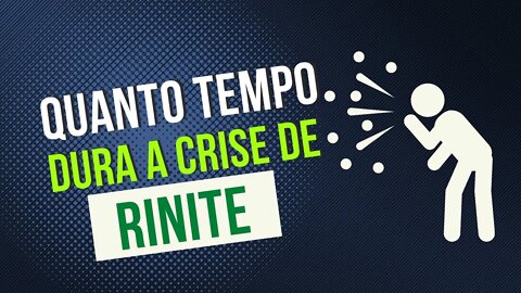 QUANDO TEMPO DURA UMA CRISE DE RINITE ALÉRGICA | Dr. Álef Lamark