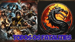 MORTAL KOMBAT 1 - TODOS OS PRIMEIROS FATALITIES 4K [EVERY FIRST FATALITY MK1]