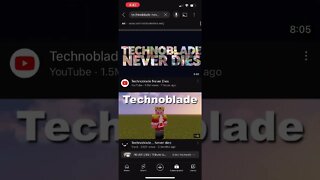 This what’s happens when you search technoblade on youtube #itsdimroblox #shorts