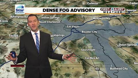 dense fog advisory issued for Las Vegas