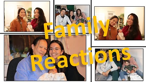 Family Reactions - Meeting NewBorn Baby Andrea