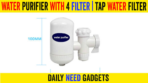 Water Purifier With 4 Filter, Tap Water Filter