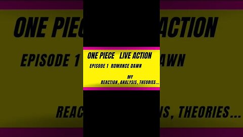 one piece live action reaction harsh&blunt episode 1 romance dawn voice short
