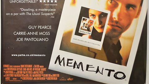 "Memento" (2000) Directed by Christopher Nolan