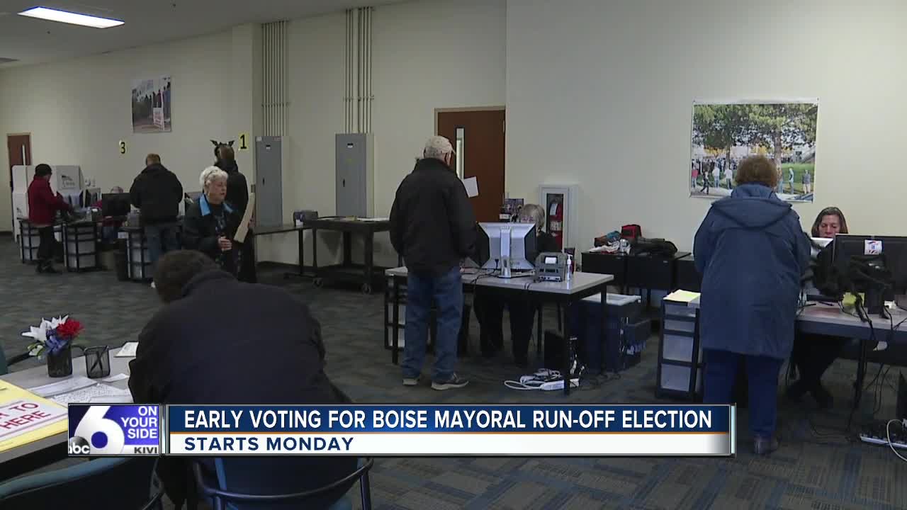 Early voting for Boise mayoral run-off starts Monday