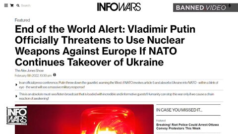 Vladimir Putin Threatens Nuclear War in Europe